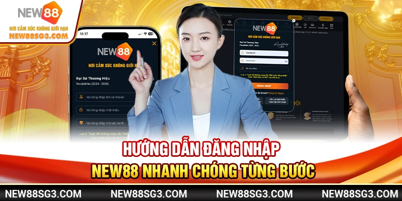 Hướng dẫn đăng nhập New88 nhanh chóng từng bước